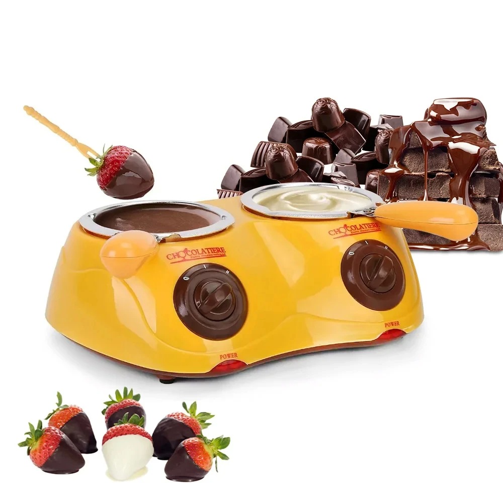 Maquina de chocolate fondue 2 puestos